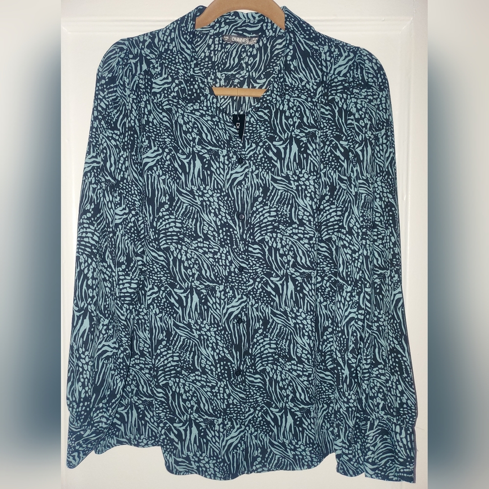Long sleeved button down blouse